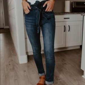 Paper bag jeans